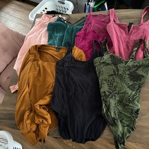 Black Bodysuit - Women Tops